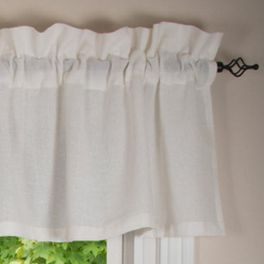 Heirloom Valance Buttermilk Unlined VL010019 - The Fox Decor